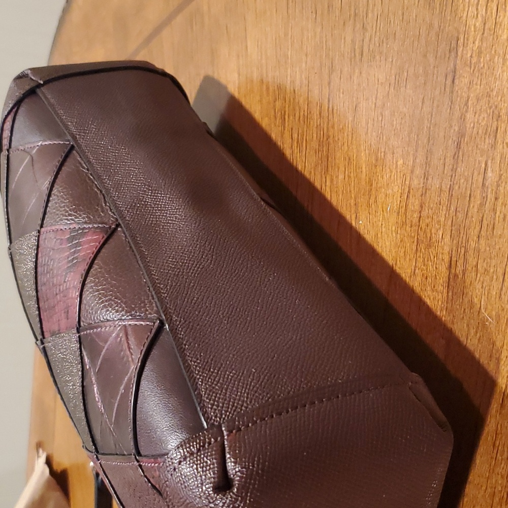 Coach Brown Patchwork Leather Tote - image 8